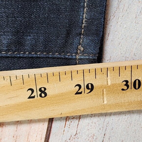 Paige Skyline Skinny Jeans Size 27 Dark Wash Womens Stretch Denim - Picture 16 of 16